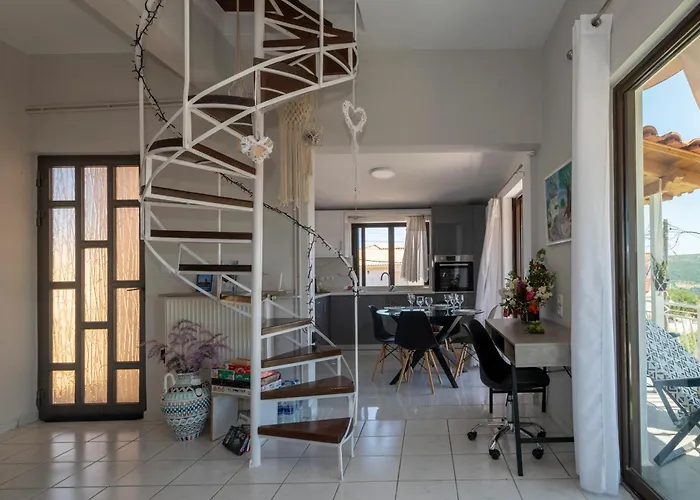 Navarino Bay Panoramic View - Golden Sunset House, Pyla * ピュロス